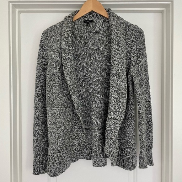 Talbots Open Front Knit Angora Blend Cardigan Size LP - Picture 1 of 6